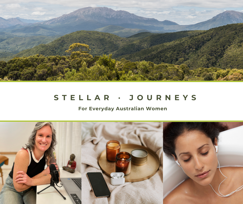 Stellar Journeys Meditation Sessions women relaxing in meditation and healing at home
