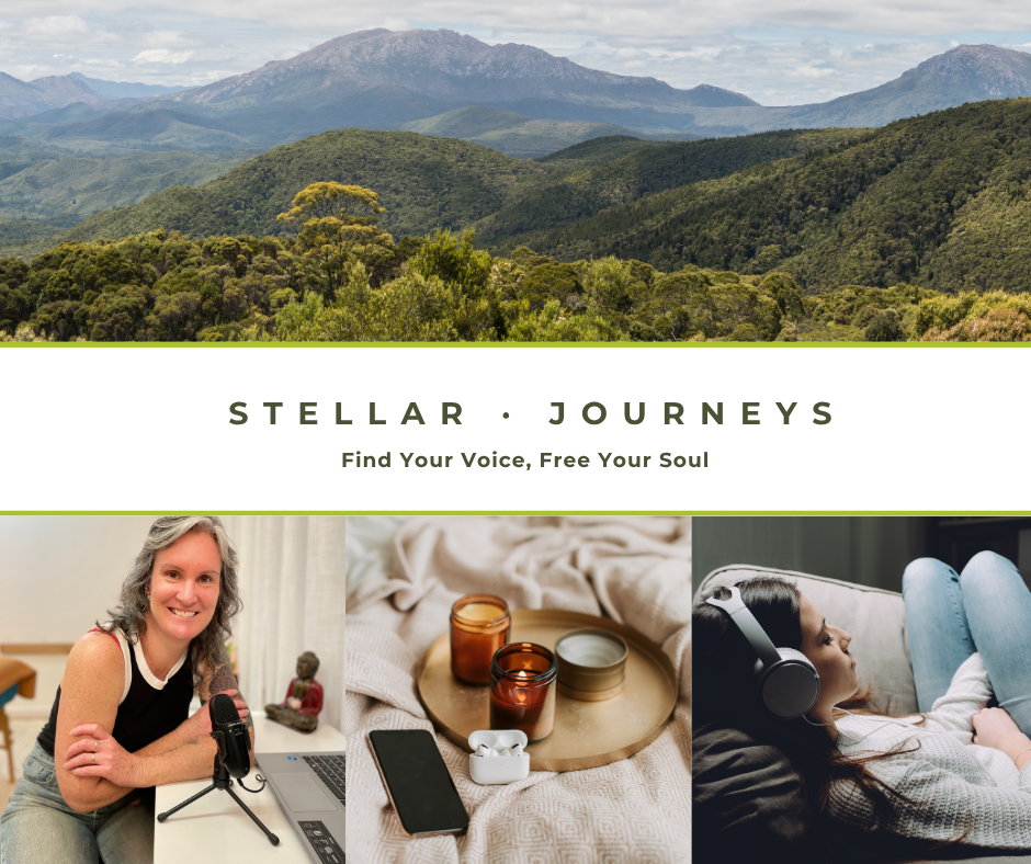 Stellar Journeys - A Meditation Practice women relaxing in meditation and healing at home