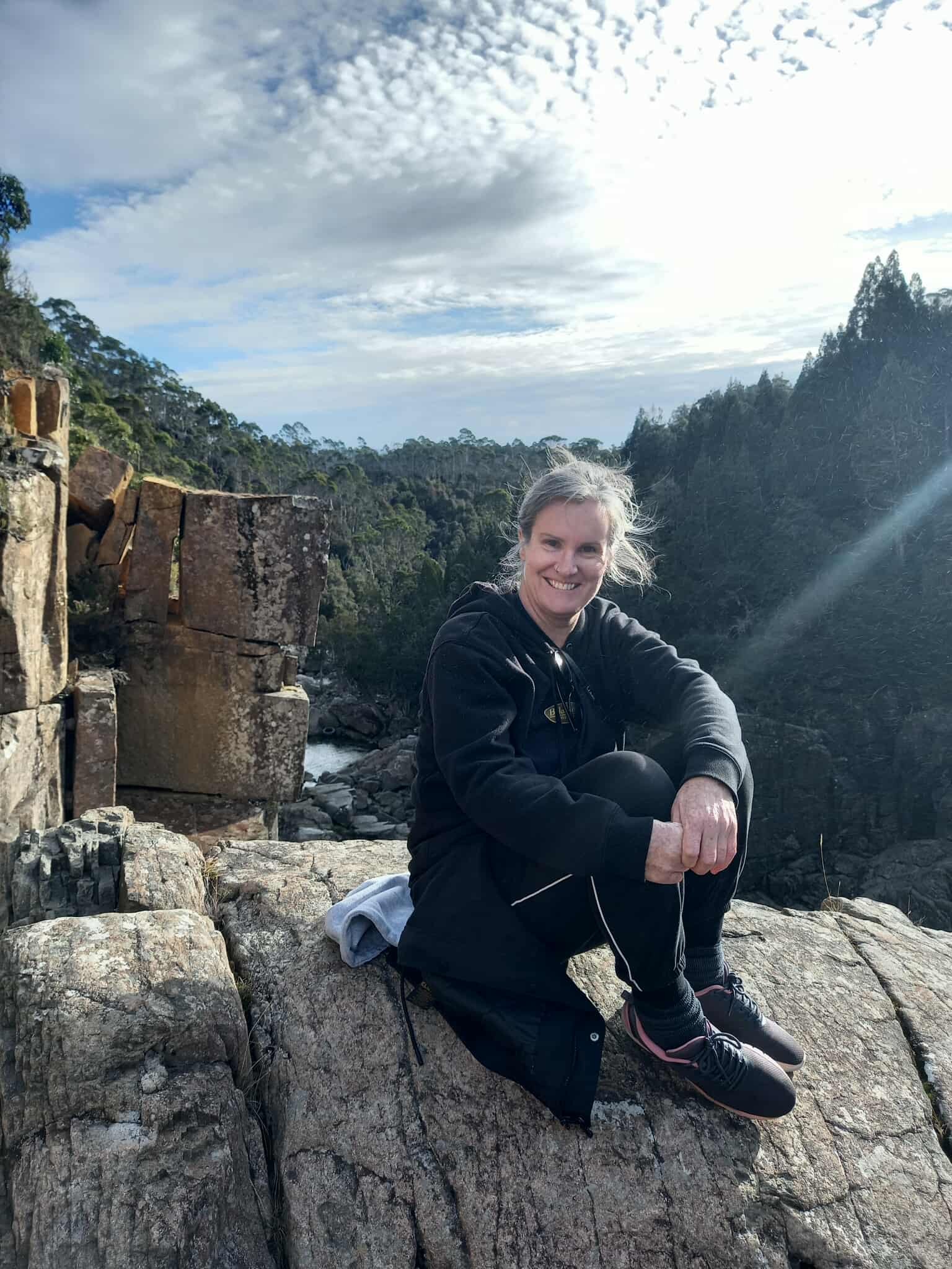 Jo Worsfold, Healing Channel & Wordsmith at Parsons Falls Tasmania profile image of Jo Worsfold, Tasmanian channel, healer and spiritual guide